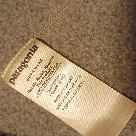 Patagonia Men's Small Heathered Gray Quarter-Zip Better Sweater Fleece - Picture 4 of 6